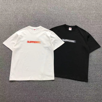 SUPREME MOTION LOGO TEE BLACK