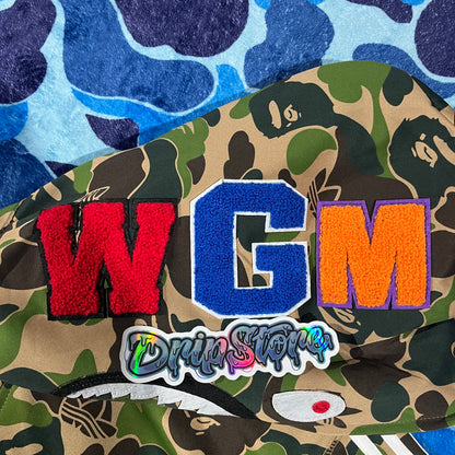 Campera Bape x Adidas Shark Verde Camo XXL