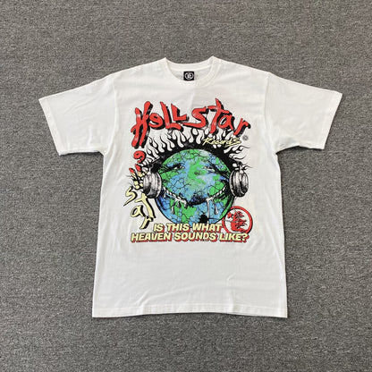 HELLSTAR HEAVEN ON EARTH TEE WHITE