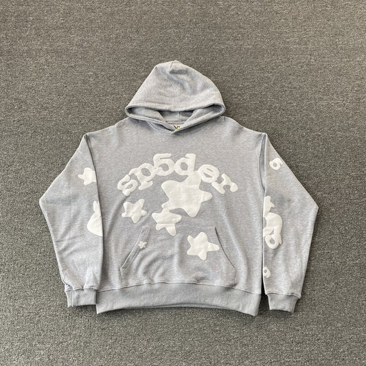 SP5DER BELUGA HOODIE DARK GREY HEATHER