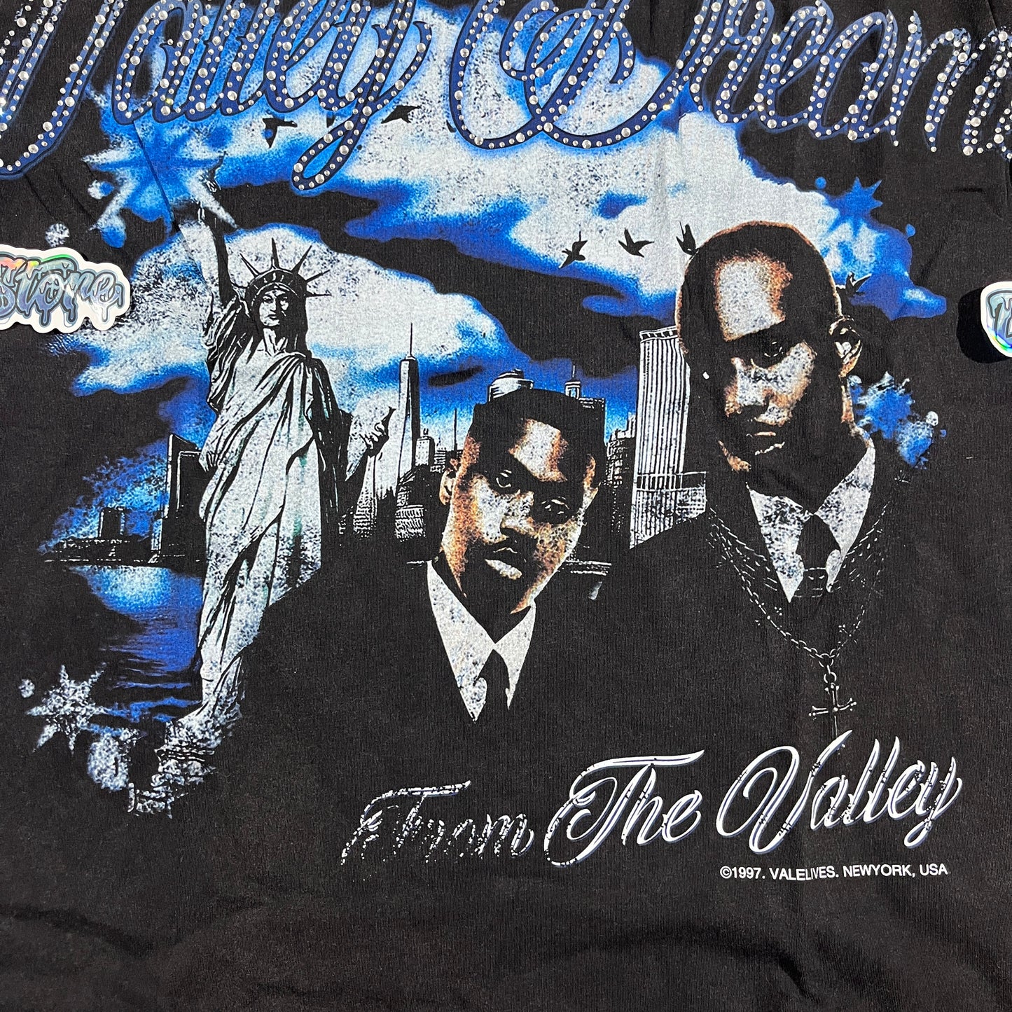 Vale Forever Godfather Black Bling Tee Black