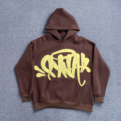 SYNA WORLD SYNA LOGO HOODIE BROWN