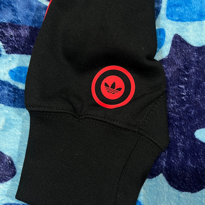 Bape x Adidas Shark Full Zip Hoodie Black