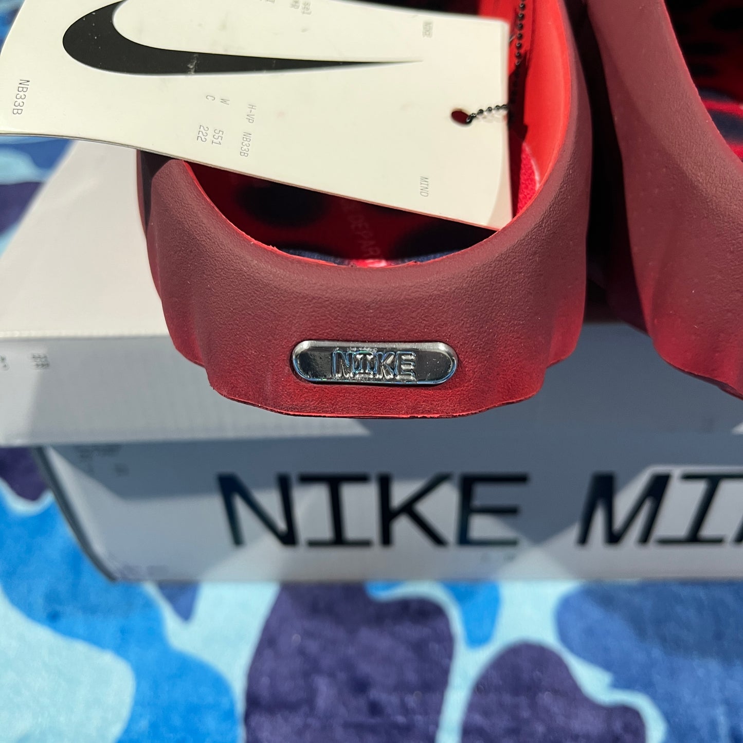 Ojotas Nike Mind 001 Red University 7-8-9 US