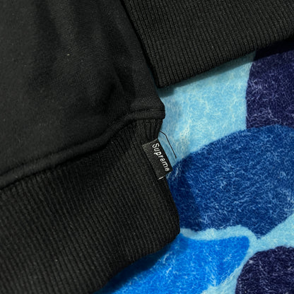 Buzo Supreme Satin Applique Negro S