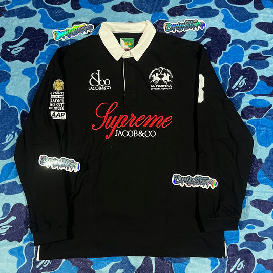 Remera Supreme x La Martina Negra S-M
