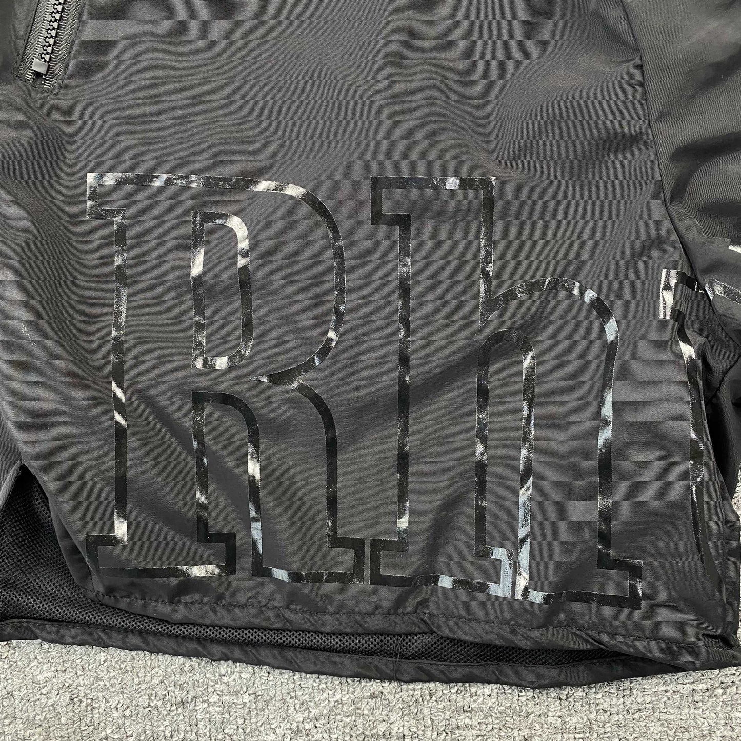 RHUDE RH LOGO SHORTS BLACK