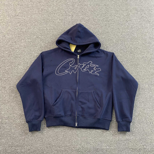 Corteiz Thick Stitch ALLStarz Jacket Navy
