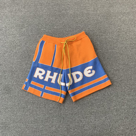 RHUDE SHORTS ORANGE