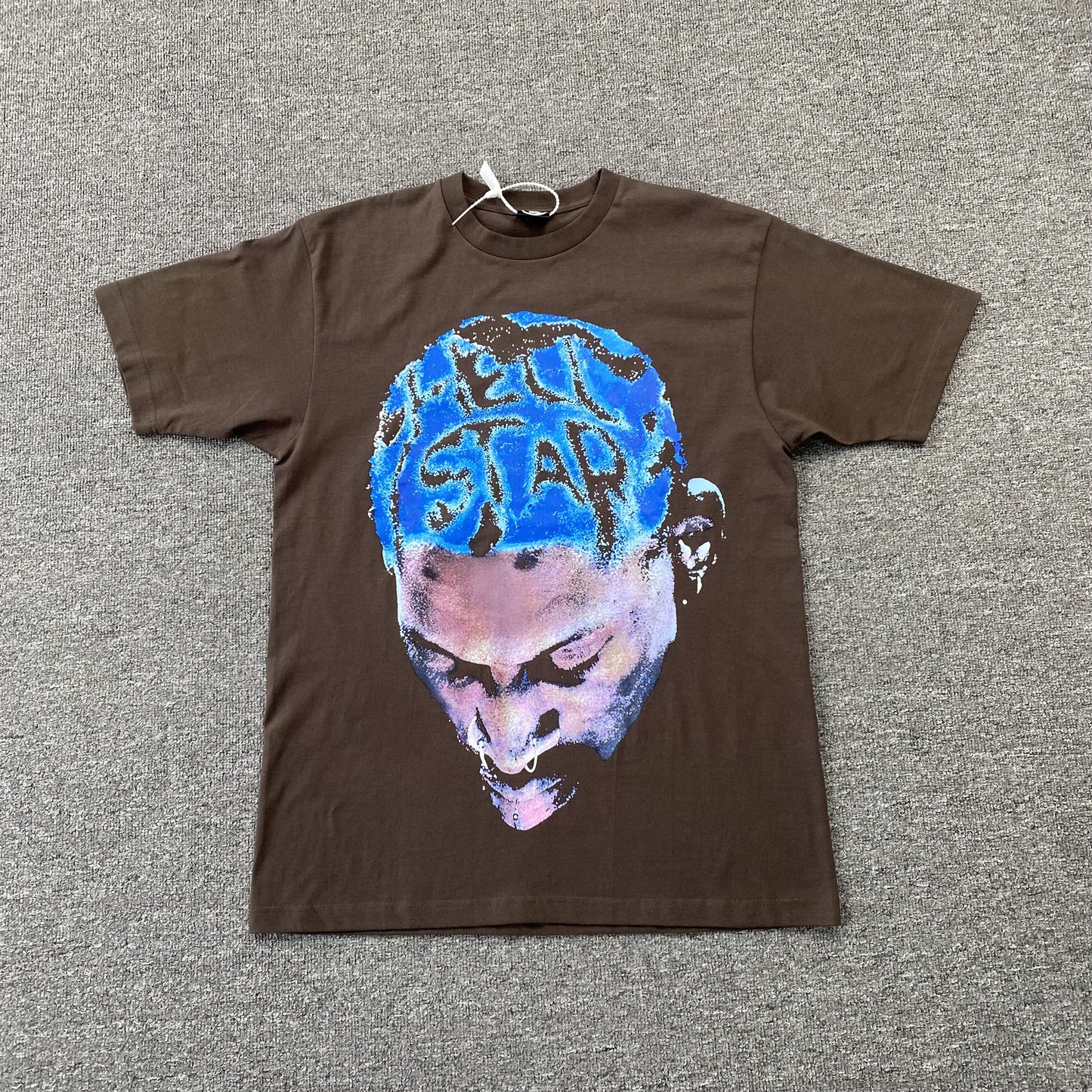 HELLSTAR RODMAN TEE BROWN