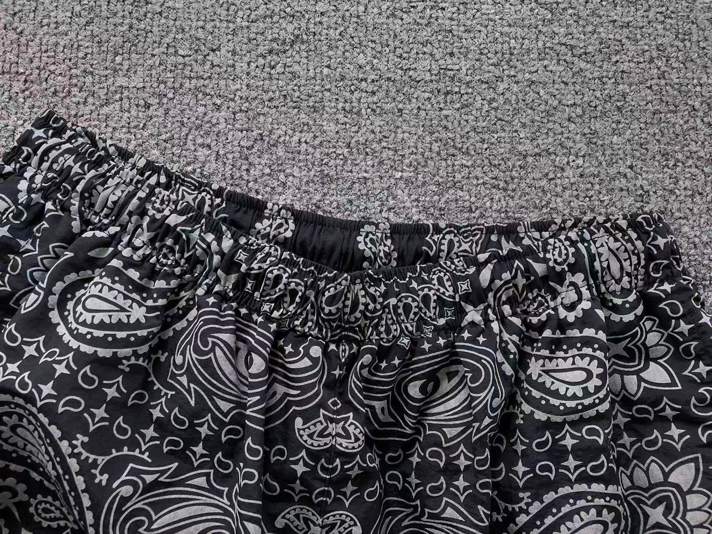 Supreme Reflective Bandana Track Pants Black