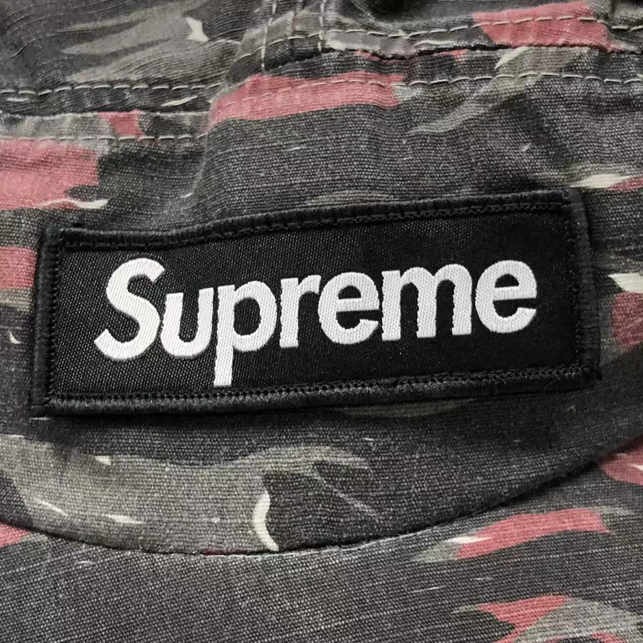 Supreme Military Camp Cap Red Tiger Camo
