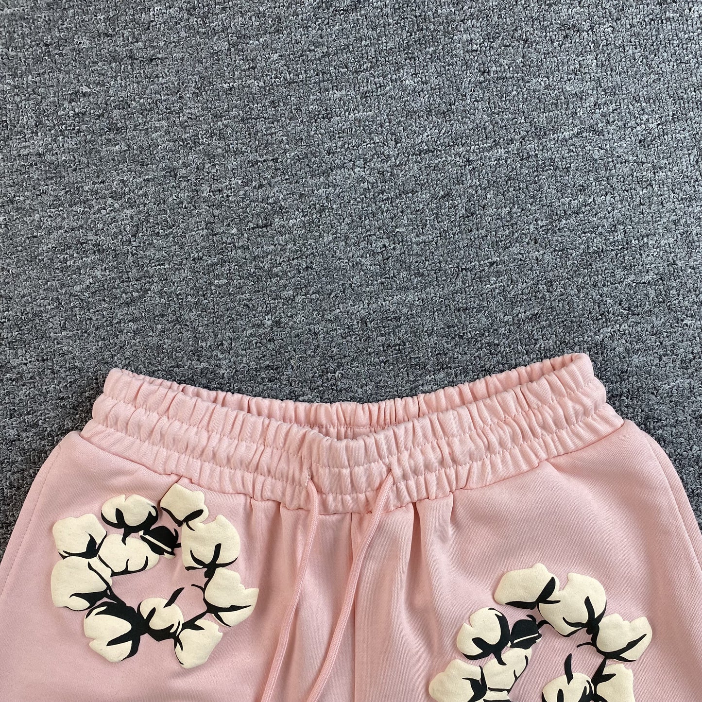 DENIM TEARS X CPFM CACTUS TEARS WREATH SHORTS PINK