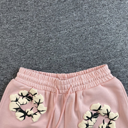 DENIM TEARS X CPFM CACTUS TEARS WREATH SHORTS PINK