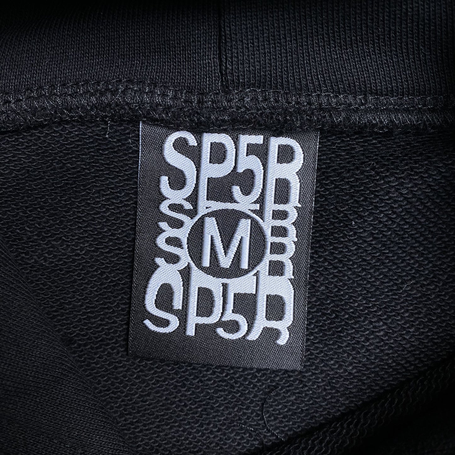 SP5DER WEB HOODIE BLACK