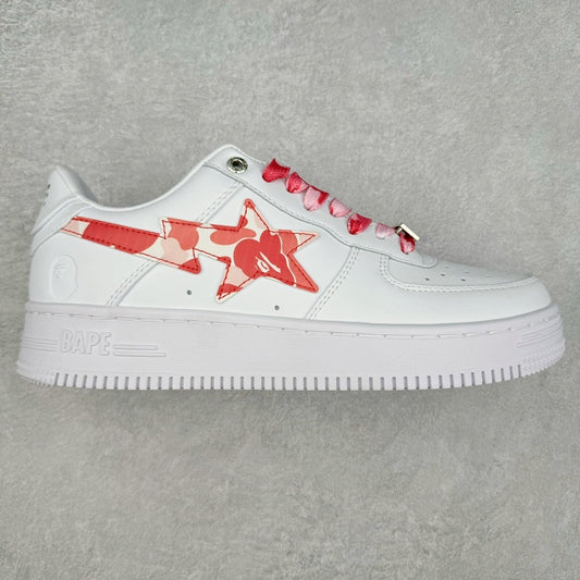 A Bathing Ape Bape Sta Low White ABC Camo Pink