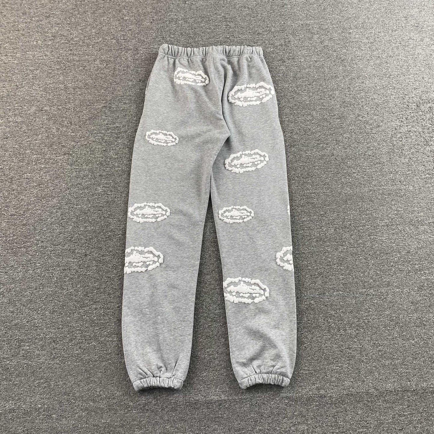 Corteiz x Denim Tears Island Wreath Pants Grey