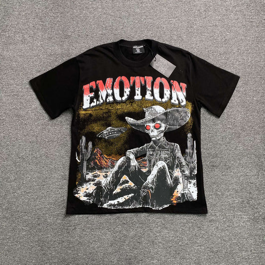 Mixed Emotion Deserted Tee Black