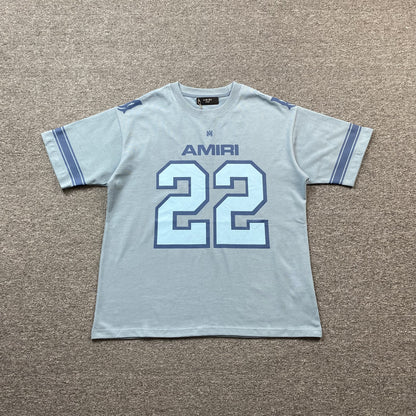 AMIRI 22 SKATER TEE BLUE