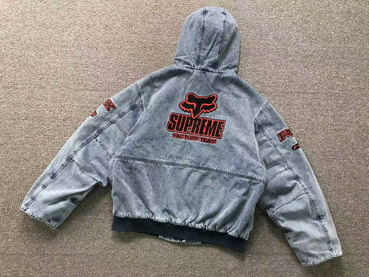 Supreme Fox Racing Jacket Denim