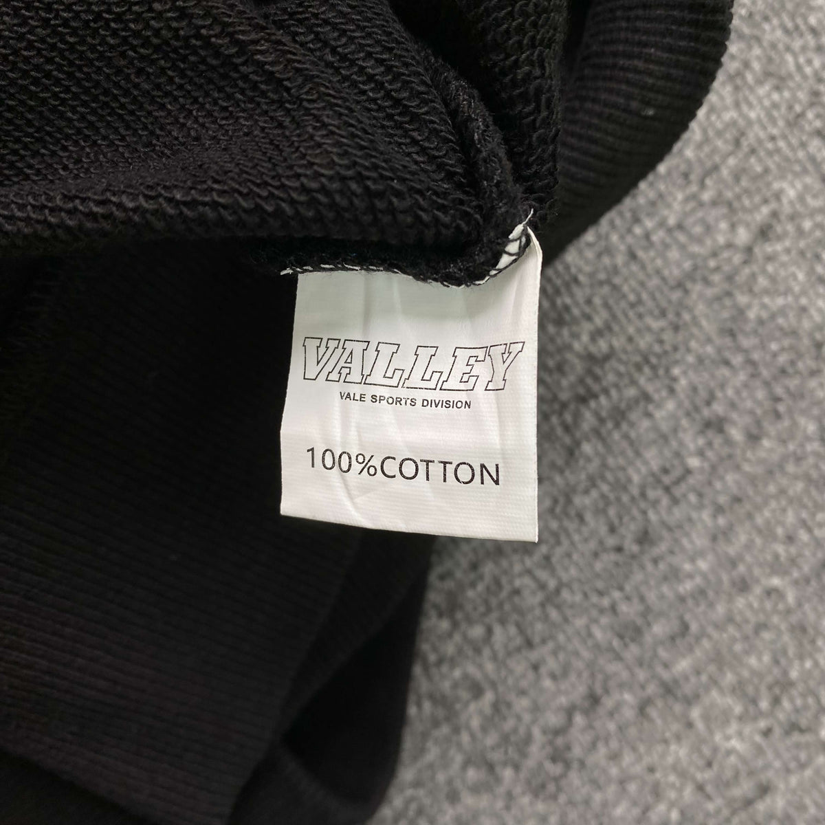 Vale Forever Widow Big Zip Up Hoodie Black