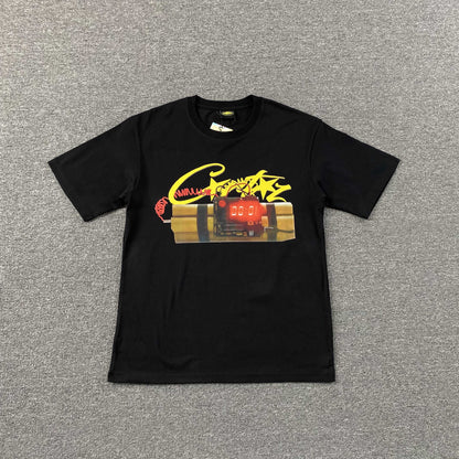 Corteiz Timebomb Tee Black