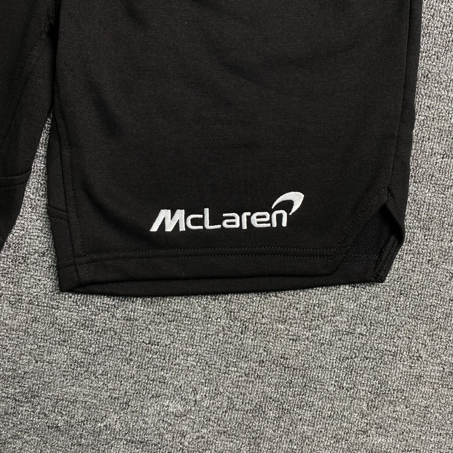 RHUDE X MCLAREN SHORTS BLACK