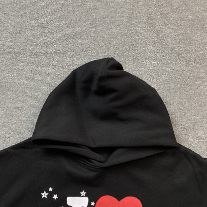 SP5DER SOUVENIR HOODIE BLACK