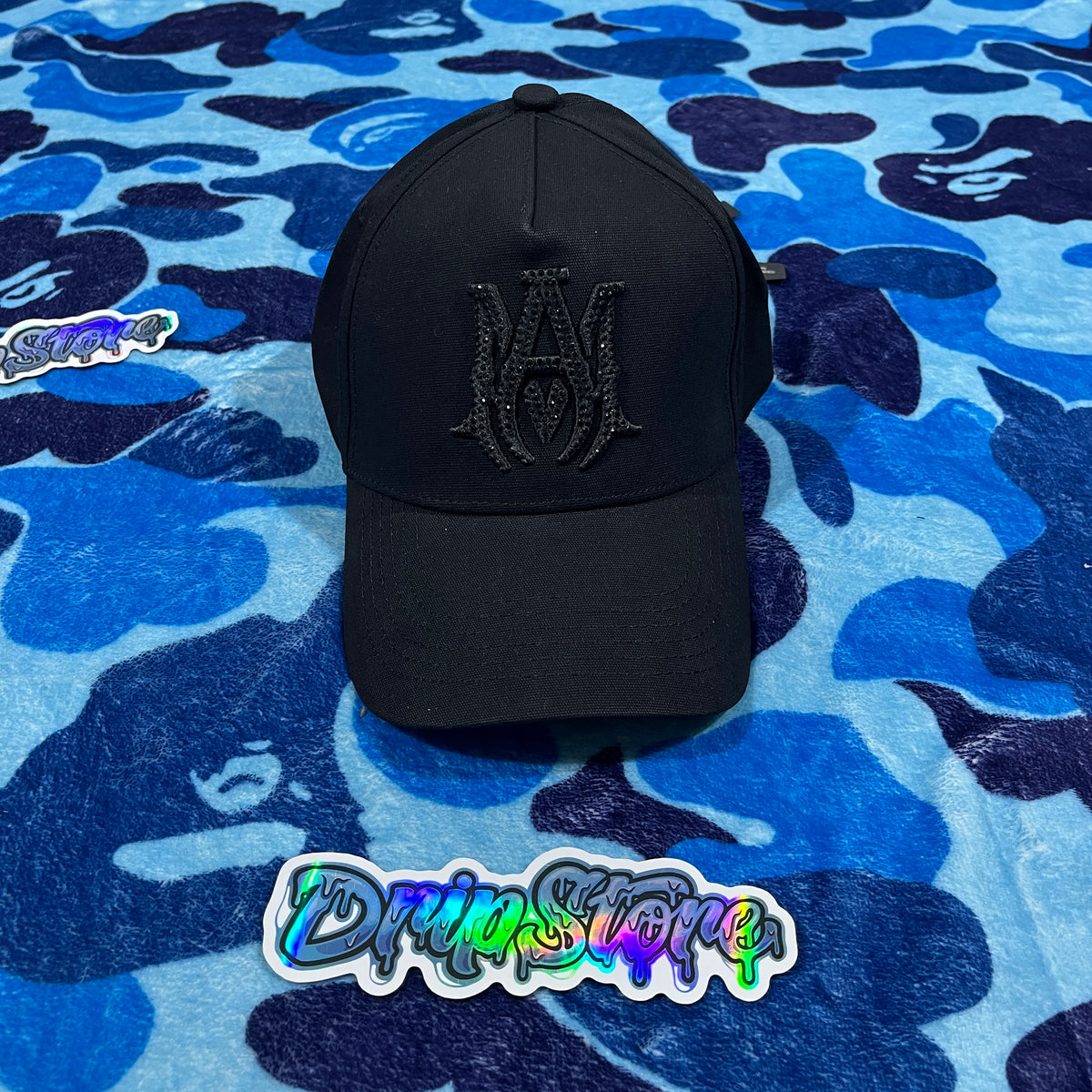 Gorra Amiri MA Brillos Negra/Negra