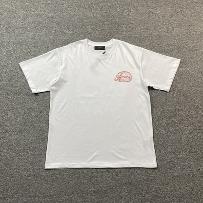 AMIRI PARADISE AIRBRUSH TEE WHITE