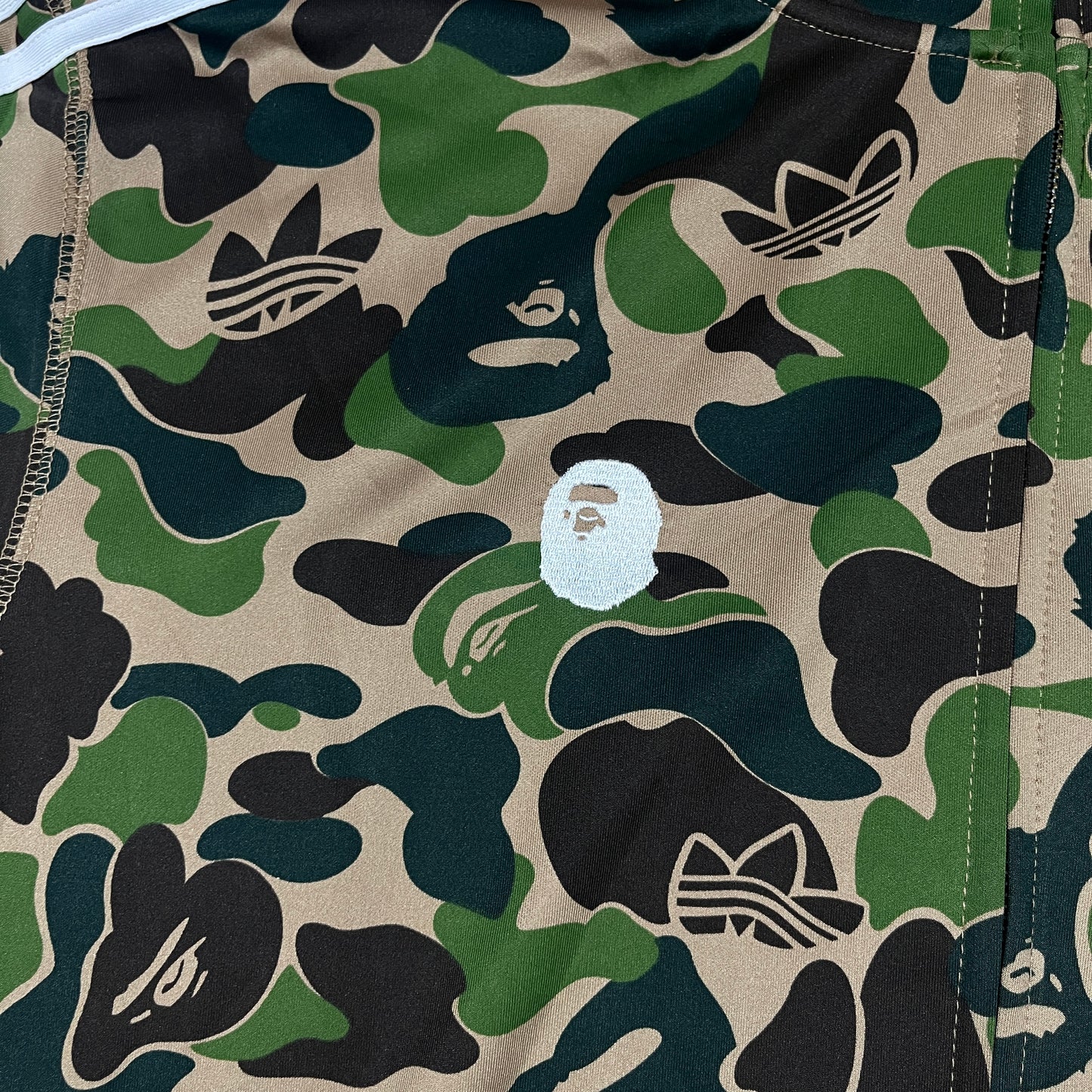 Campera Bape x Adidas Shark Verde Camo XXL