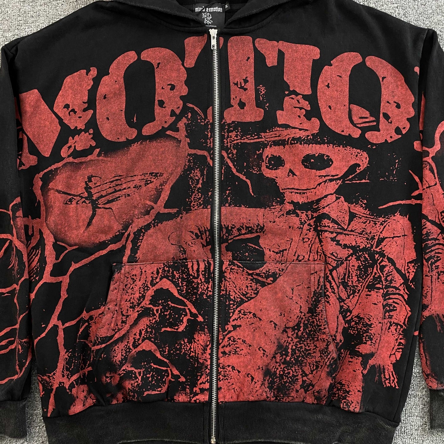 Mixed Emotion Deserted Jacket Black