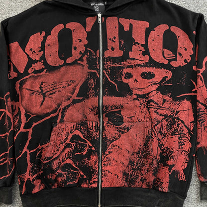 Mixed Emotion Deserted Jacket Black