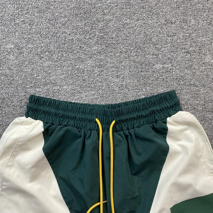 RHUDE SHORTS GREEN