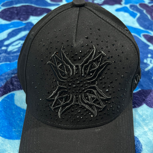 Gorra Amiri Qaud Brillos Negra/Negra