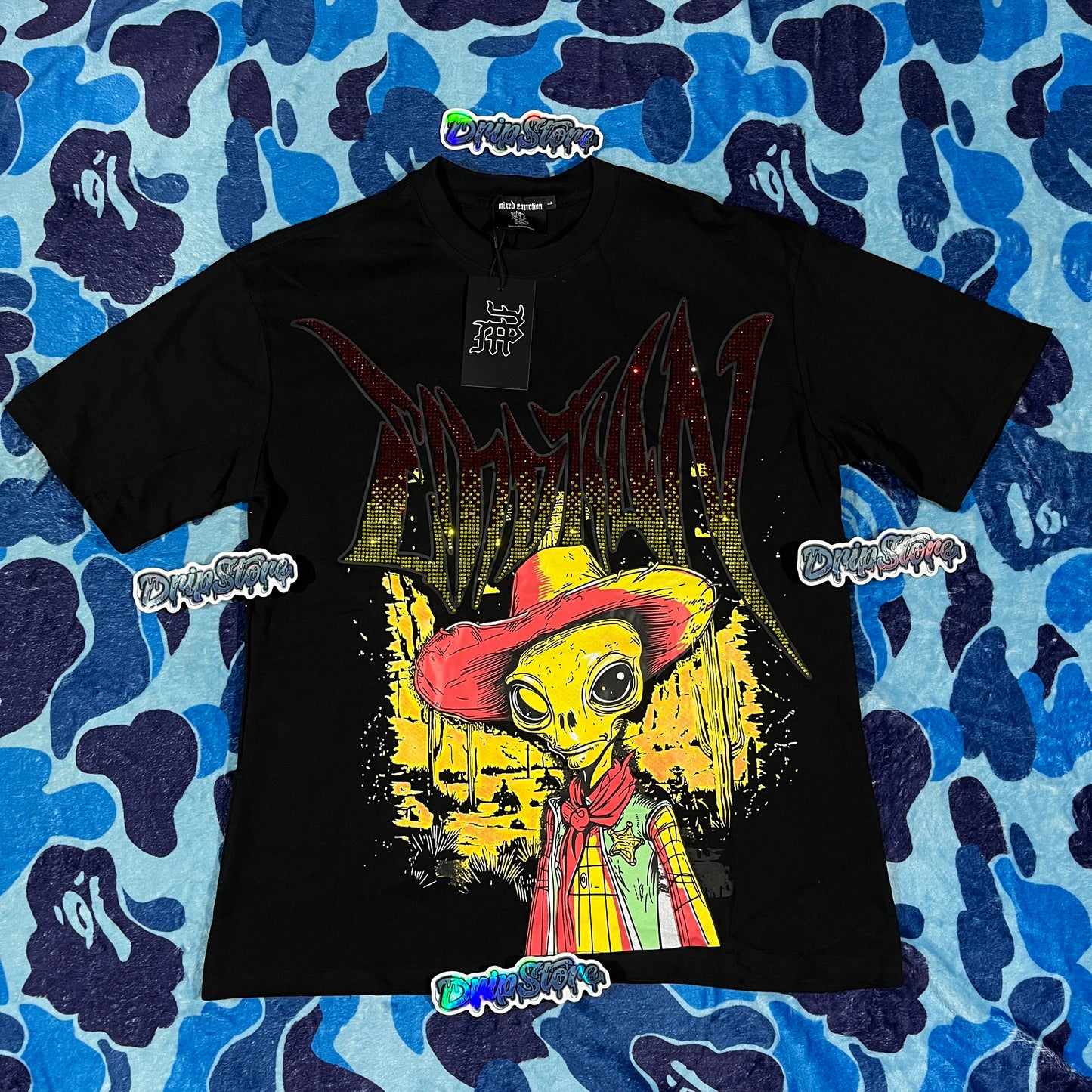 Remera Mixed Emotion Ranger Negra L