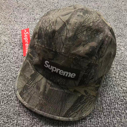 Supreme Washed Chino Twill Camp Cap Realtree Hardwoods Camo