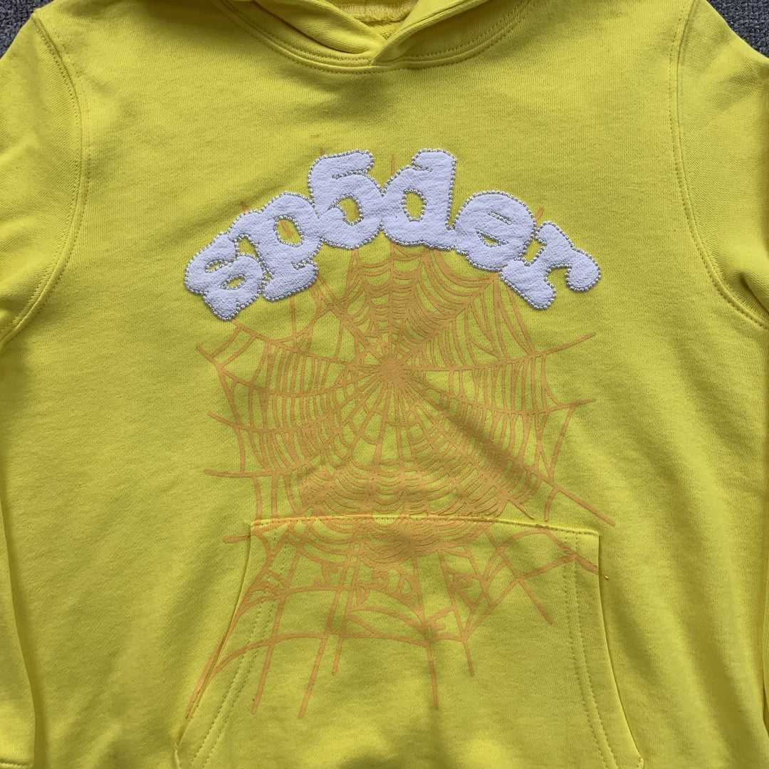 SP5DER WEBSUIT HOODIE YELLOW