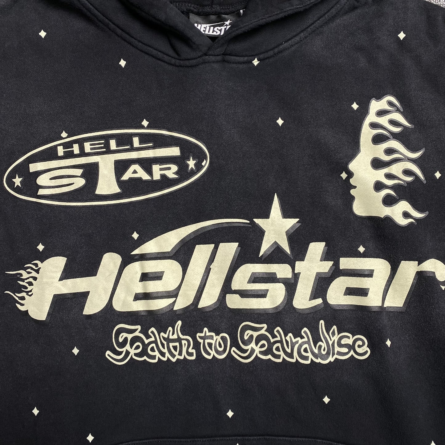 HELLSTAR RACER HOODED VINTAGE BLACK