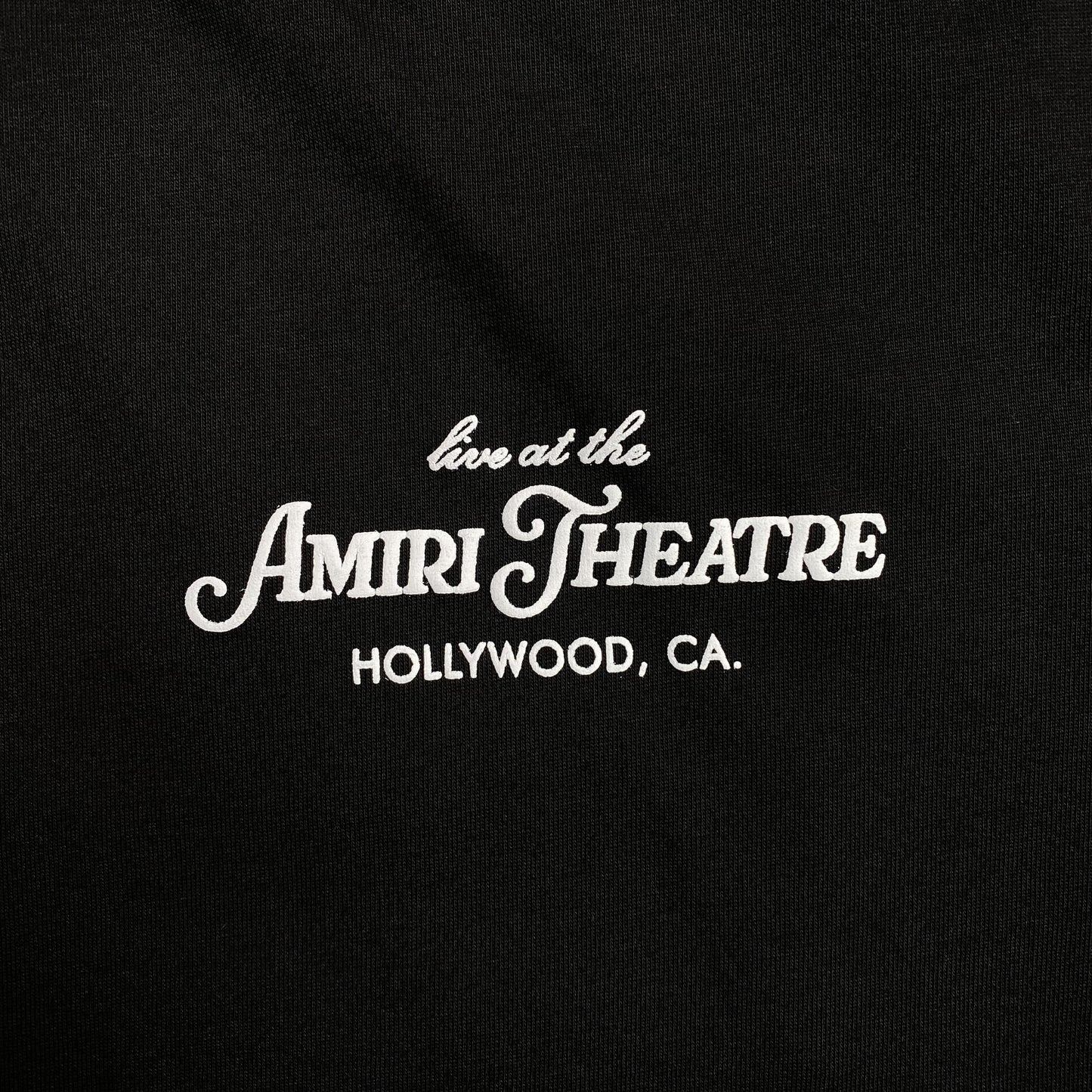 AMIRI THEATRE FLOCKED TEE BLACK