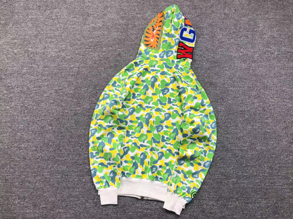 BAPE SHARK HK CENTRAL LIMITED FULL ZIP HOODIE