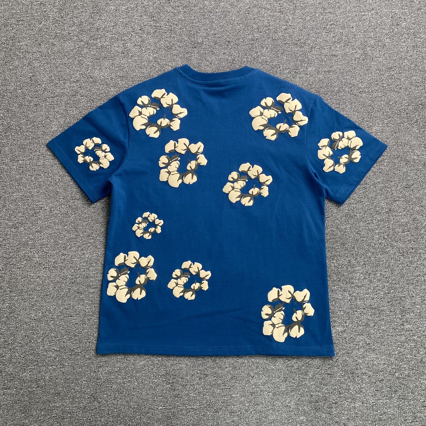 DENIM TEARS X CPFM CACTUS TEARS WREATH TEE BLUE