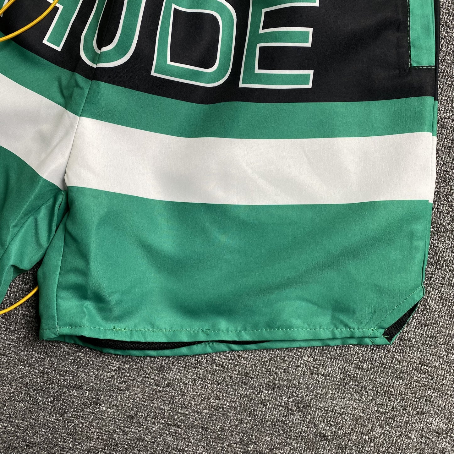 RHUDE SHORTS GREEN