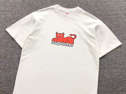 SUPREME TOY MACHINE DEVIL CAT TEE WHITE