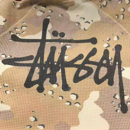 Stussy Thermal Raglan Shirt Desert Camo