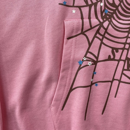 SP5DER OG WEB HOODIE PINK