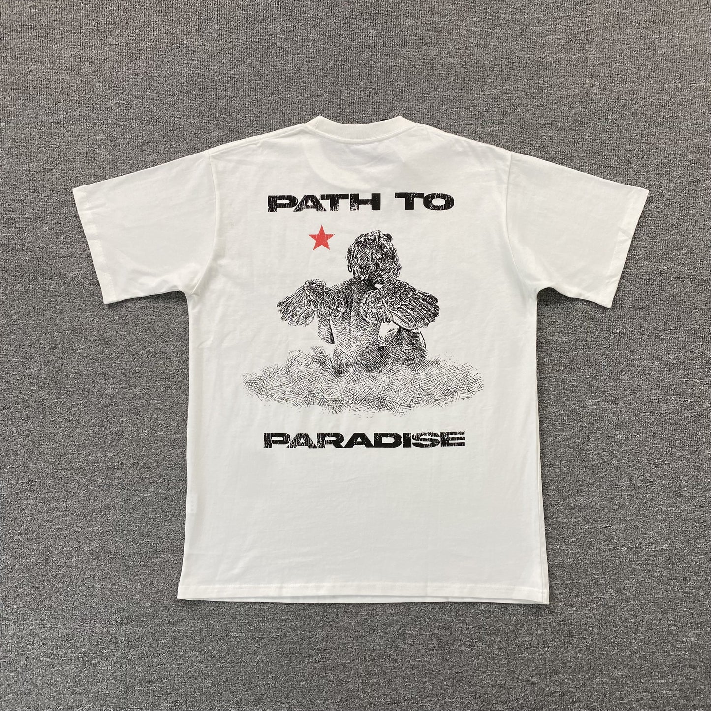 HELLSTAR PATH TO PARADISE TEE WHITE