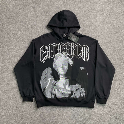 Mixed Emotion Blinded Hoodie Black