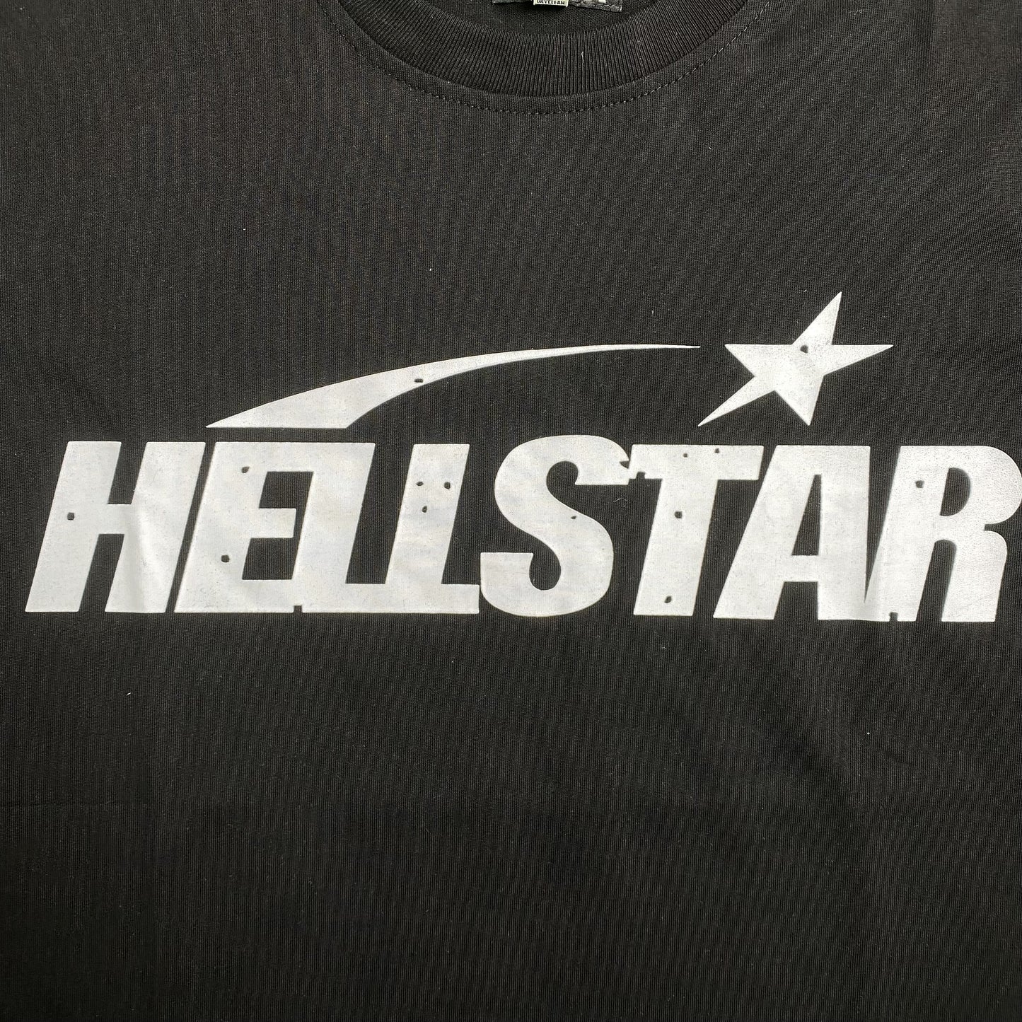 HELLSTAR CLASSIC LOGO GEL PRINT TEE BLACK