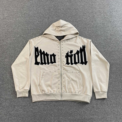 Mixed Emotion Crown Jacket Cream